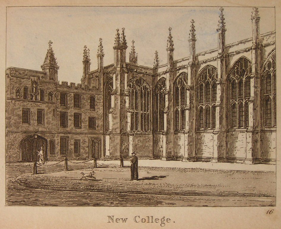 Aquatint - New College.